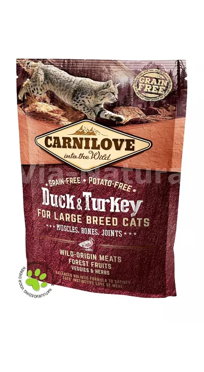 CARNILOVE DUCK & TURKEY LARGE BREED 400 GR